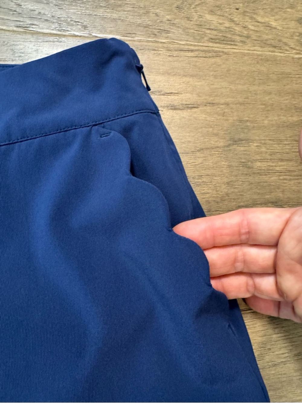 Vineyard Vines Scallop Hem Golf Tennis Skort Skirt - Navy Blue - Picture 5 of 11